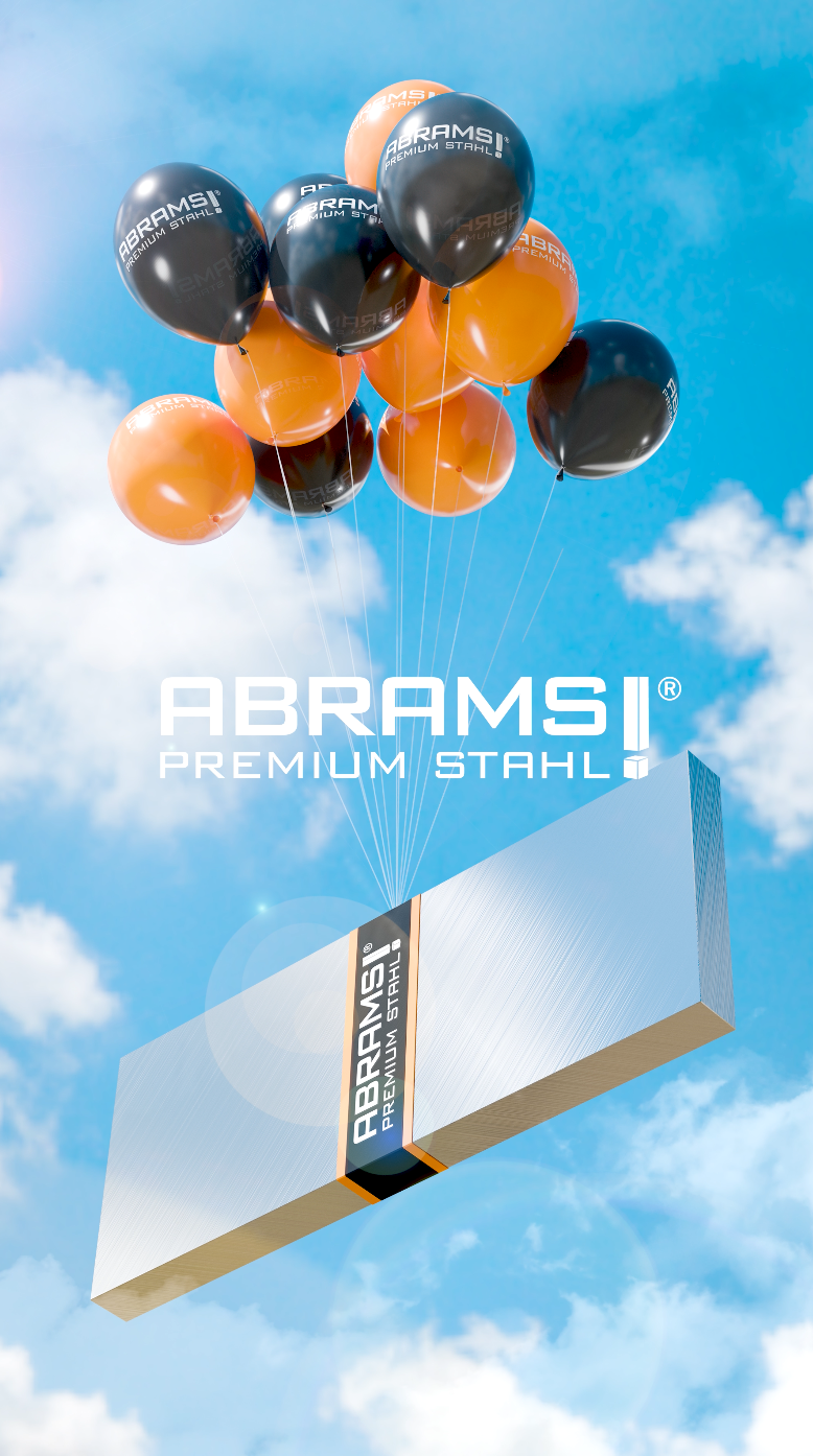 Imagen con acero plano colgando de globos.